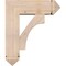 Ekena Millwork Westlake Arts and Crafts Smooth Bracket w/ Offset Brace, Douglas Fir, 7 1/2"W x 22"D x 26"H BKT0806X22X26WTL03SDF - alternate 4